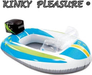 Kinky Pleasure - Opblaasbare Boot Blauw - Kinderen - Water Pret - 109cm x 74cm