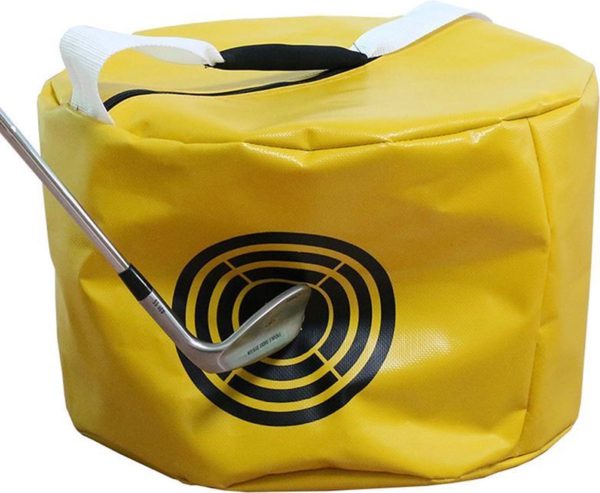 Firsttee - Hitting Bag - SLA RECHT - HANDICAP verbeteren - Swingtrainer - Golf accessoires - Houding - Cadeau - Swing - Golf - Golftrainingsmateriaal - Training - Sport - Golfballen afslaan oefenen - Net - Trainingsmaterialen - Golfset - Trolley