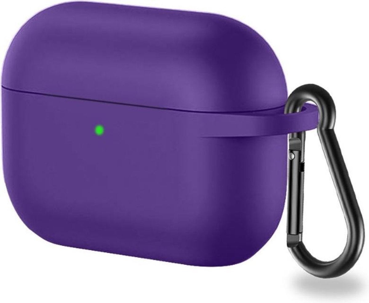 Lunso - Softcase cover hoes - AirPods Pro - Paars