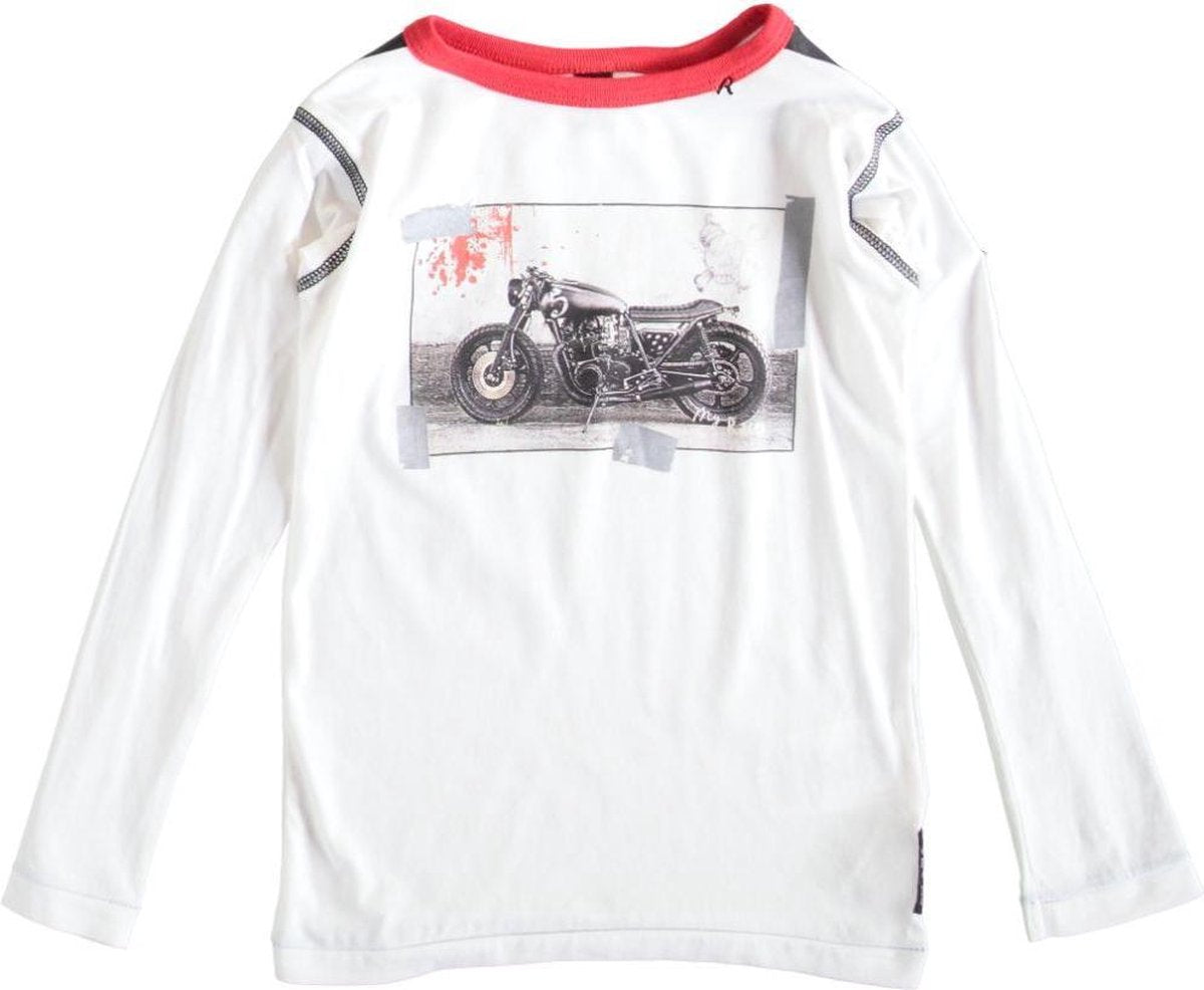 Replay ecru slim fit longsleeve Maat - 152