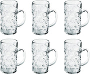 10x Bierpullen/bierglazen halve liter/50 cl/500 ml van onbreekbaar kunststof - 0