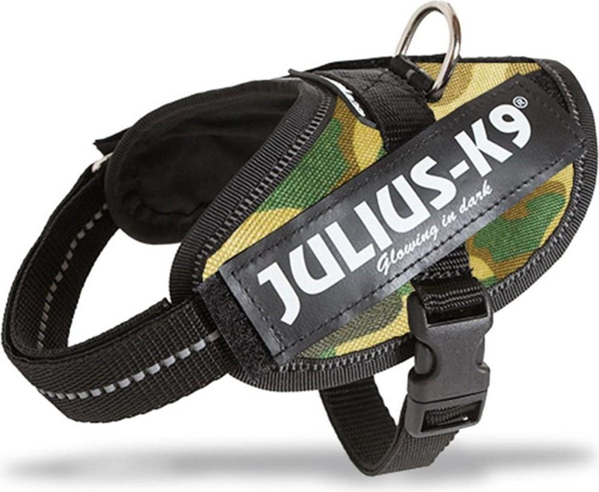 Julius K9 IDC Powertuig Baby 2 - Hondentuigje - Camouflage - 33-45 cm