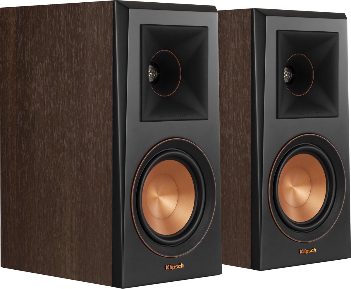 Klipsch RP-500M Boekenplank speaker Walnoot/Set