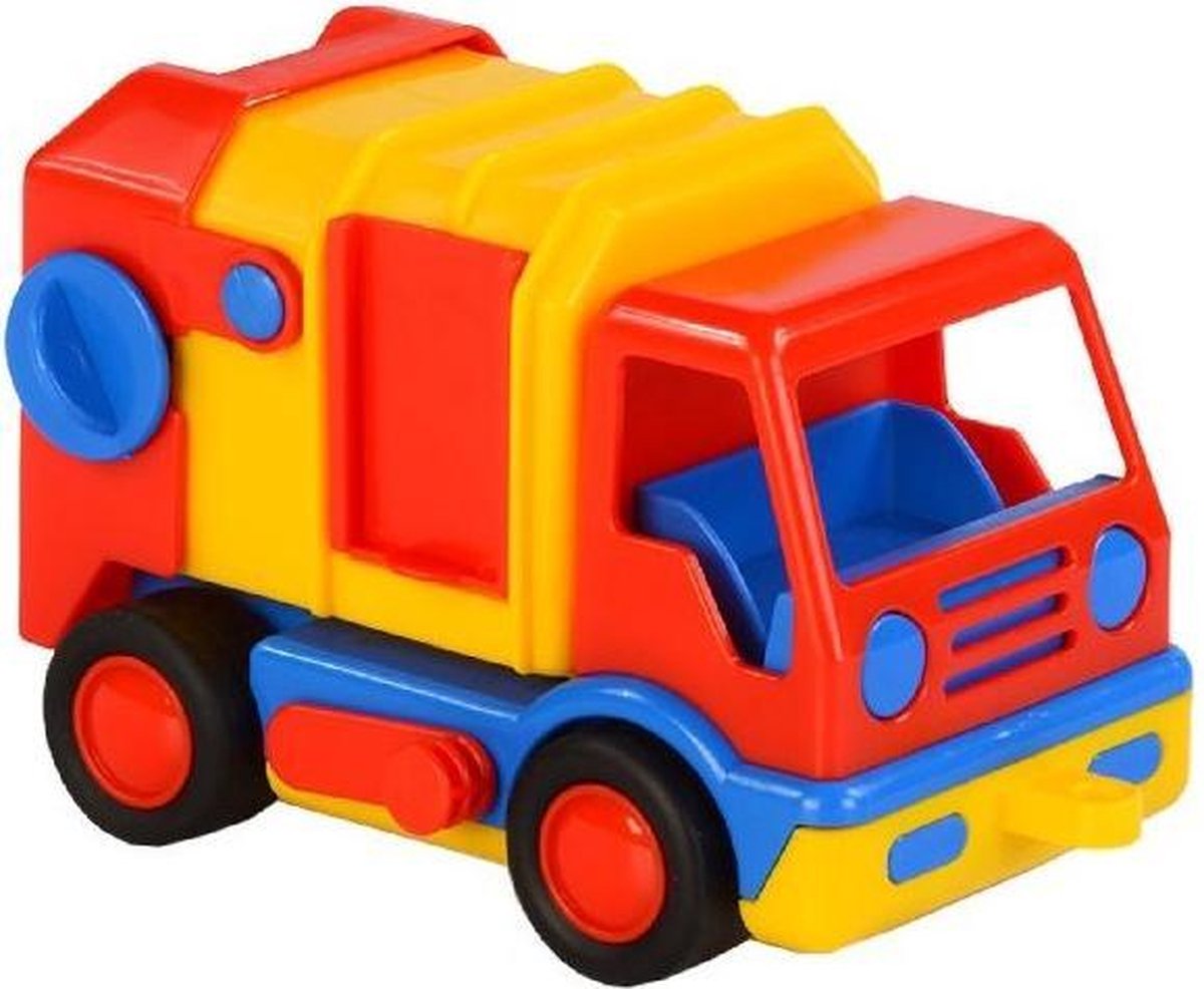 Polesie Vuilniswagen 19 Cm Rood/geel