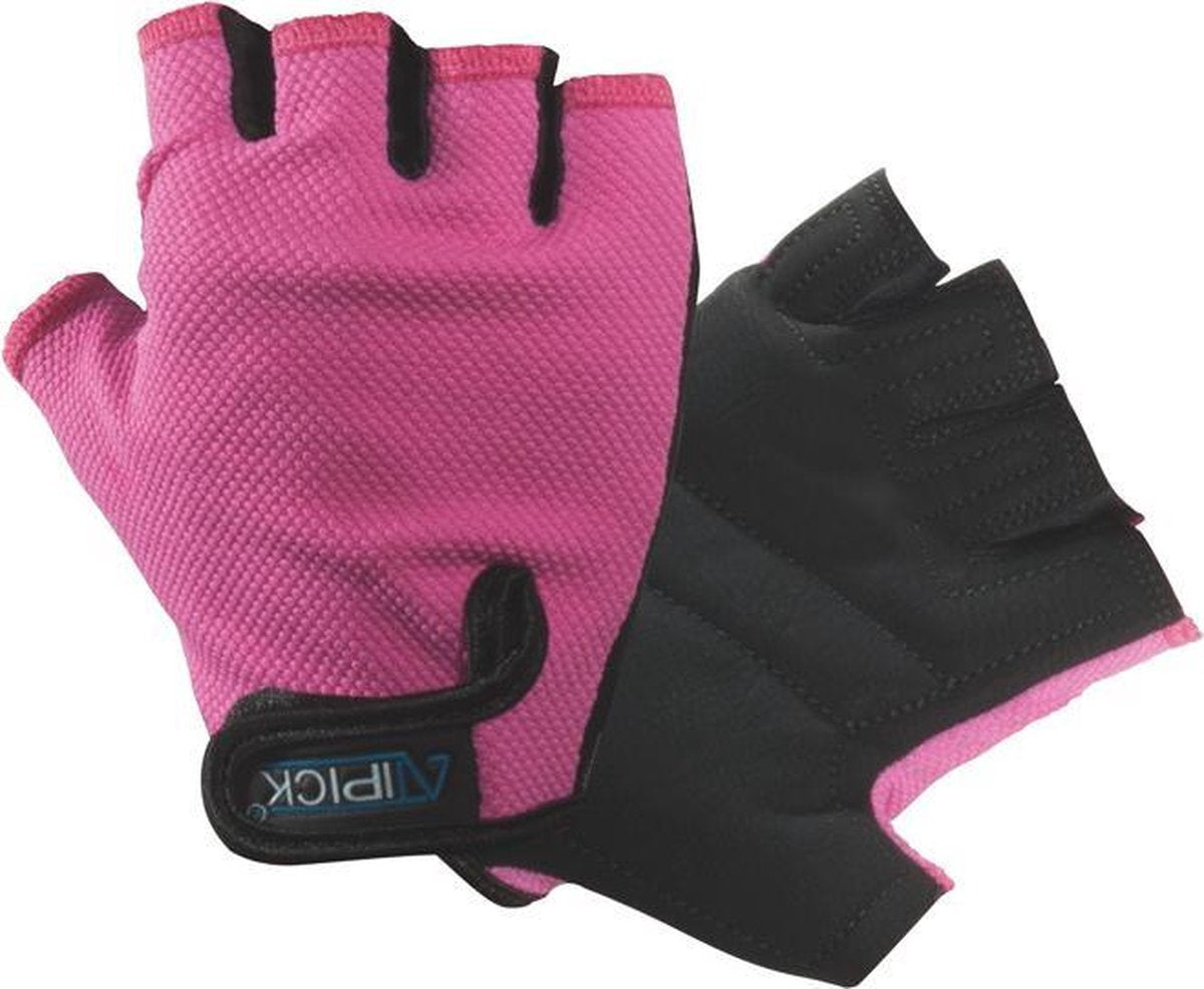 Atipick Fitnesshandschoenen At-fluor Polyester Roze Maat Xs