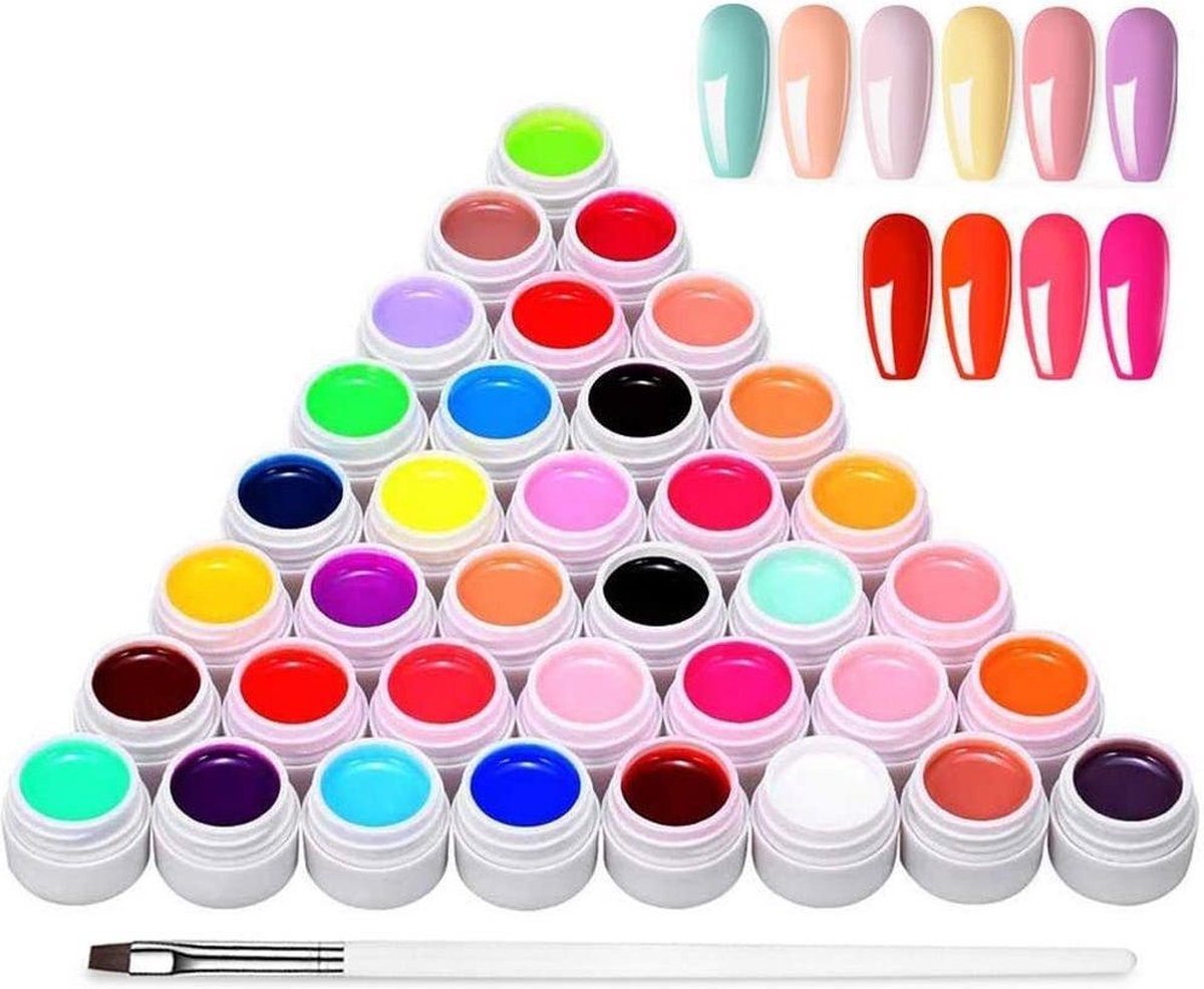 36 kleuren UV-kleurengel
