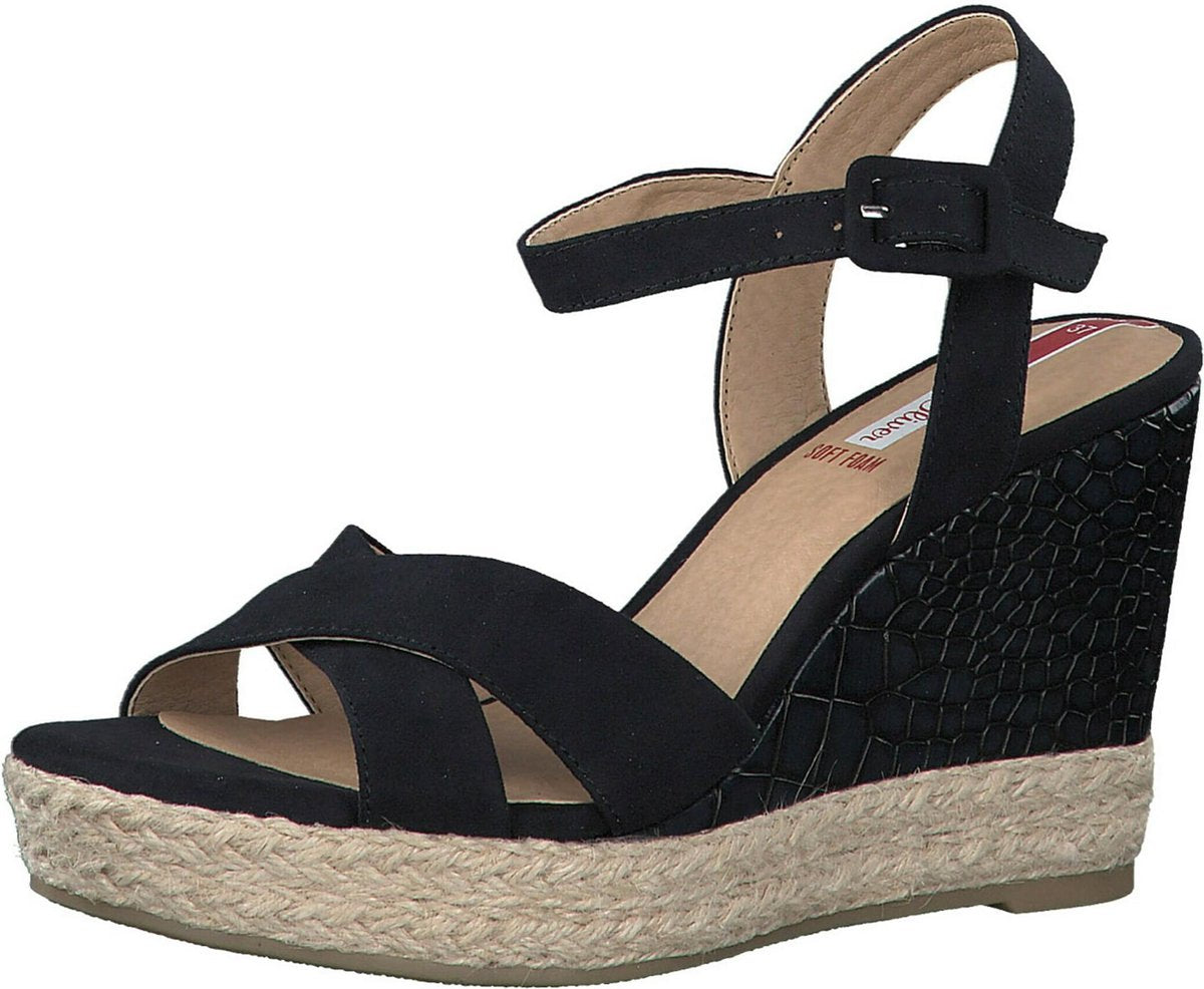 S.oliver sandalen met riem Kobaltblauw-37