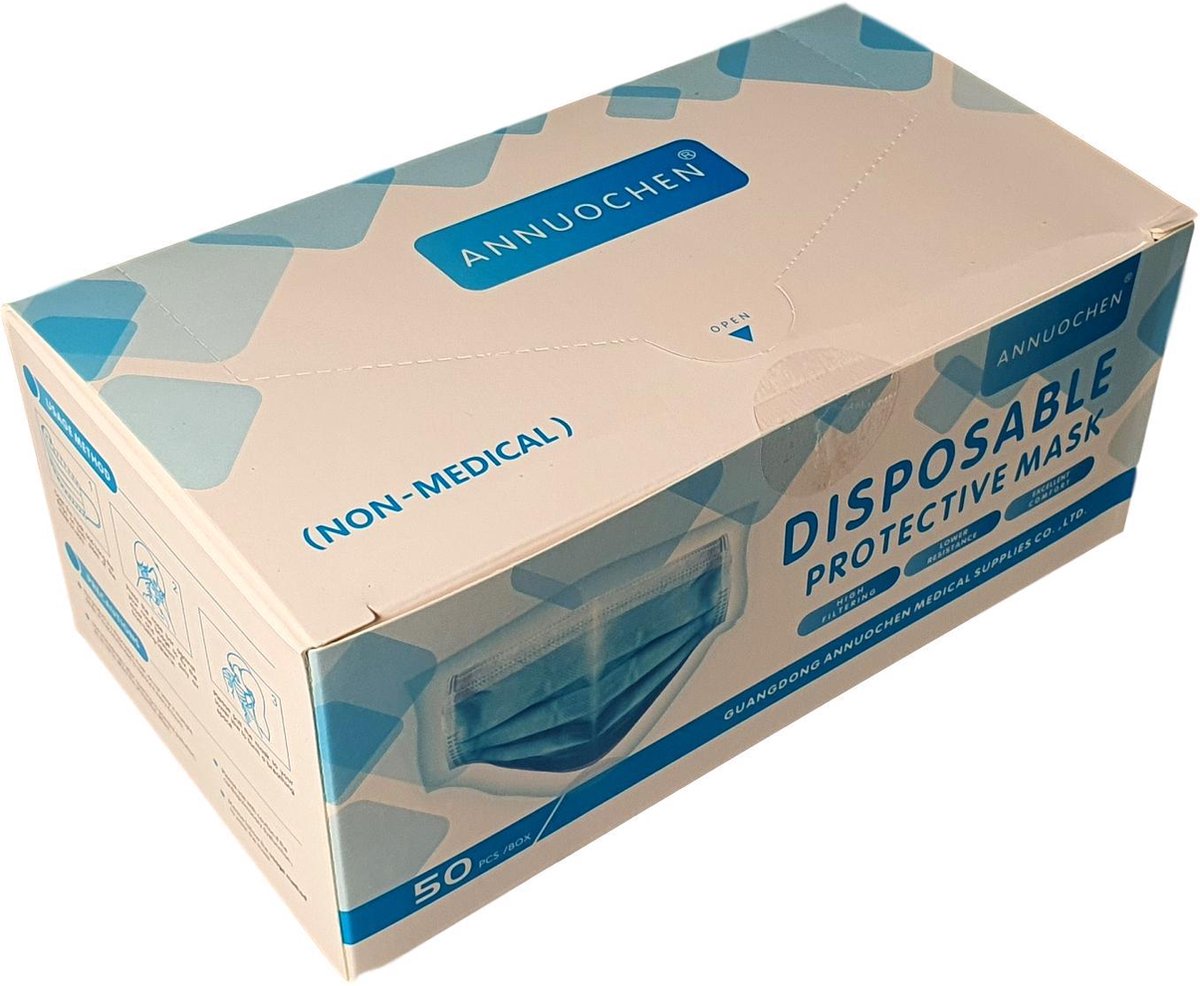 Mondmasker Mondkapjes 3 Laags 50 stuks