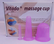 NEW !! - TRIO cuppingset voor het gezicht en het lichaam kleur Paars