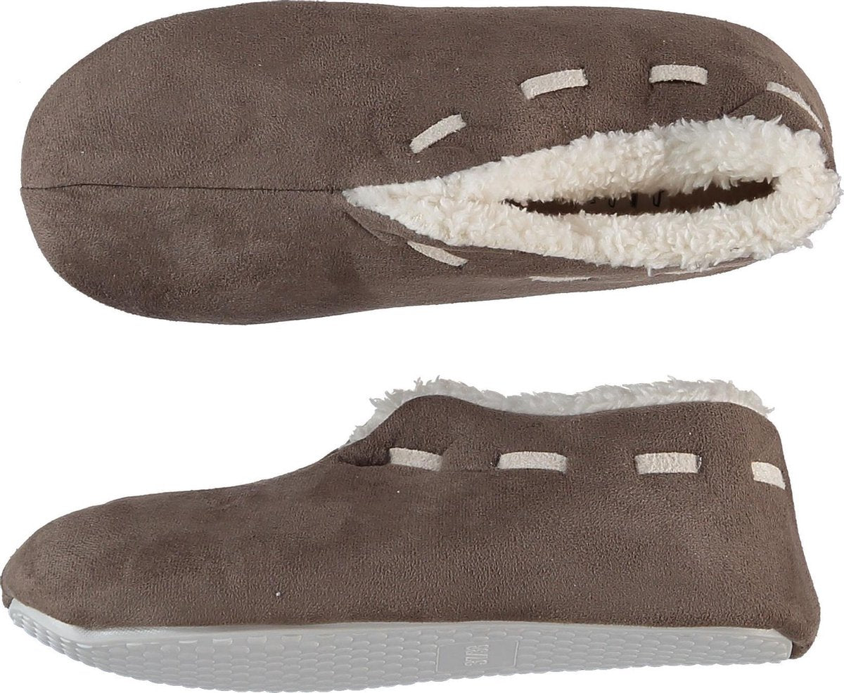 Sloffen - Pantoffels dames - Pantoffels - Spaanse sloffen - Spaanse sloffen dames - Bruin - Maat 37/38