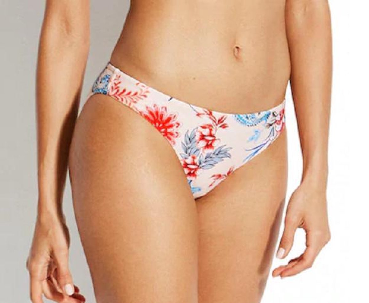 Seafolly Water Garden Hipster - Dames Bikinibroekje Roze Gebloemd Maat 36