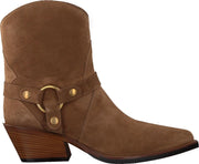 Notre-V B4341 Enkellaarsjes - Enkelboots - Dames - Camel - Maat 38