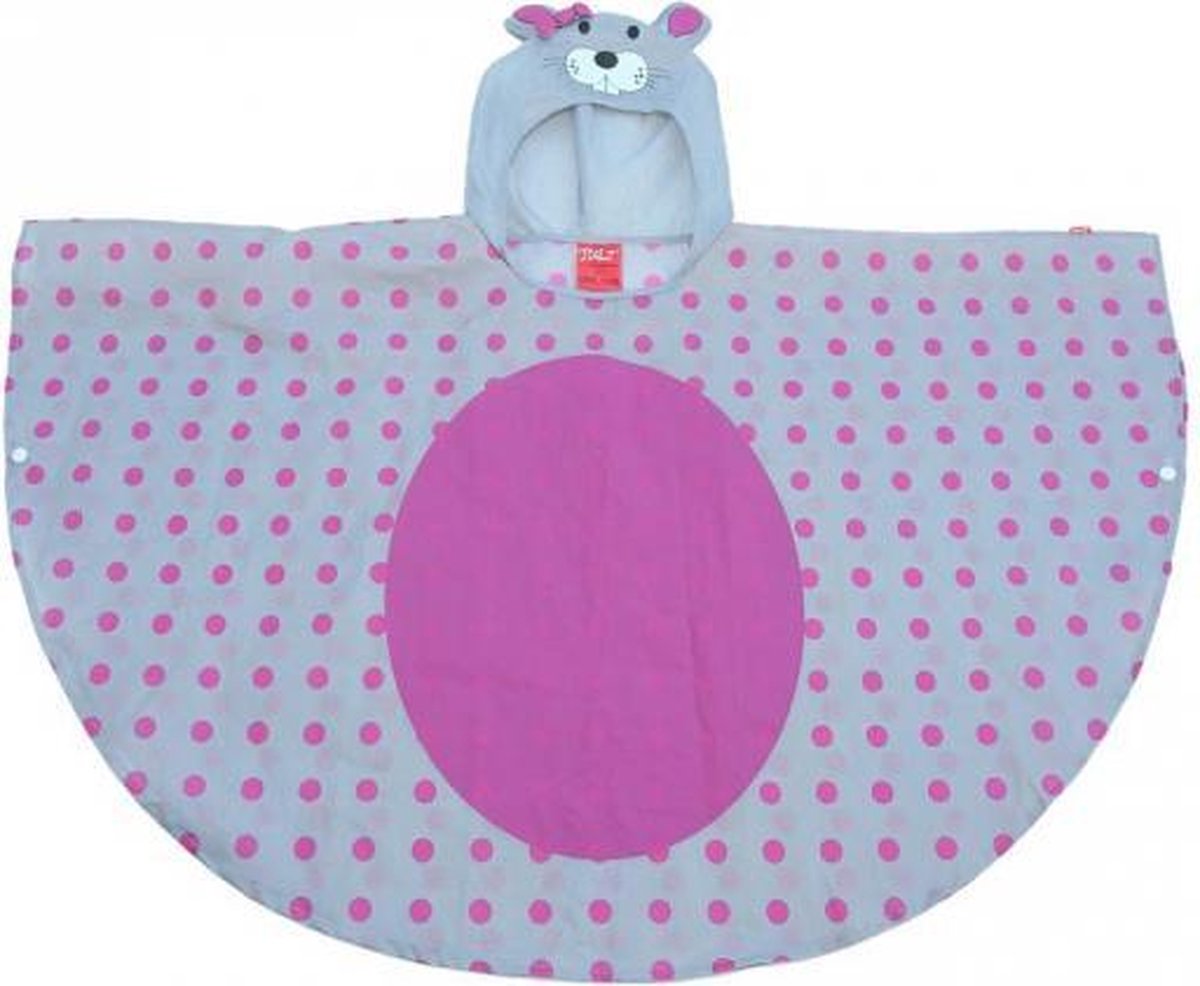 Konijnen poncho voor meiden