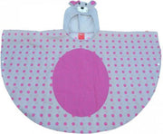 Konijnen poncho voor meiden