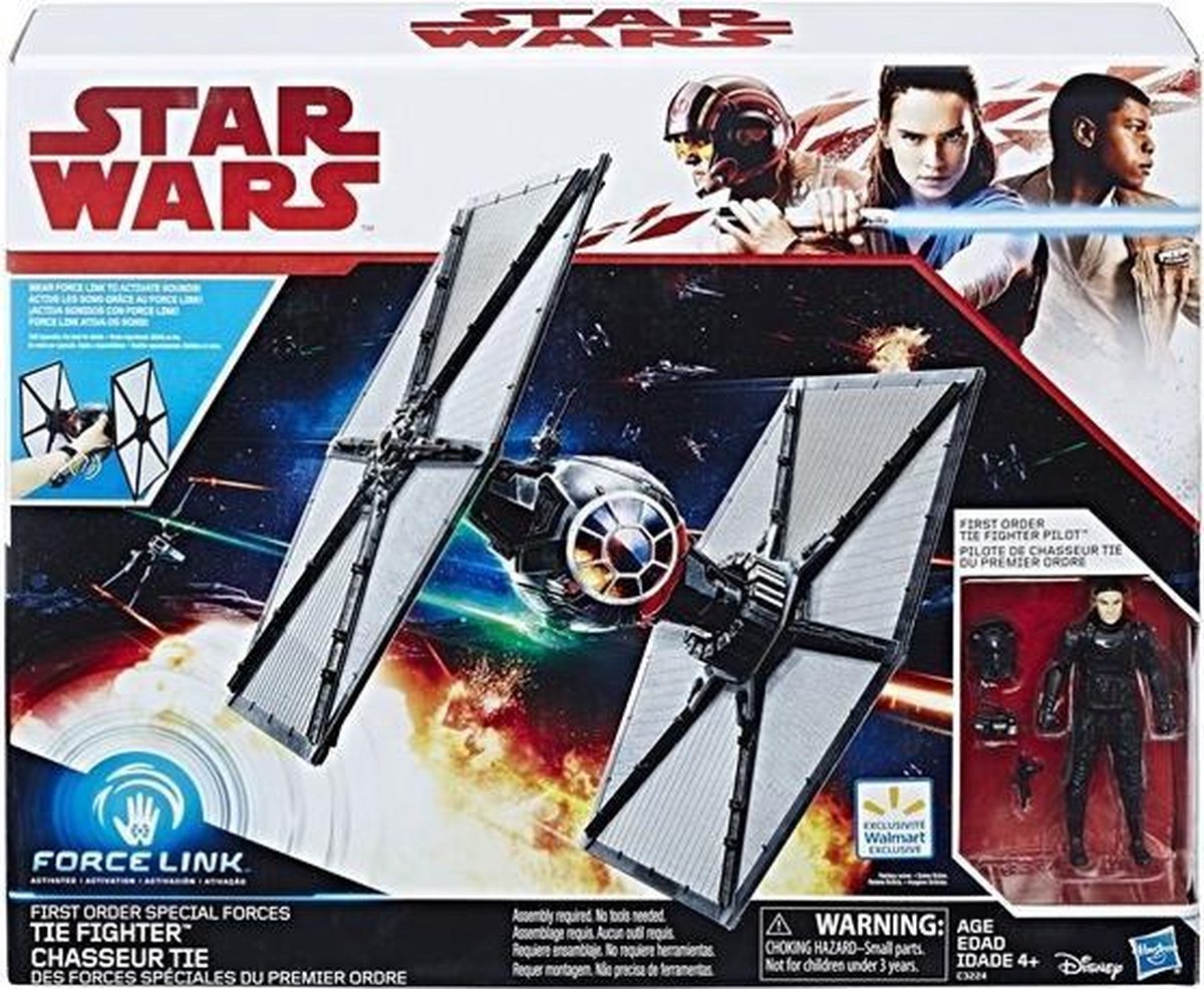 Force Link Star Wars - First Order Special Forces - Tie Fighter + Tie Fighter Pilot