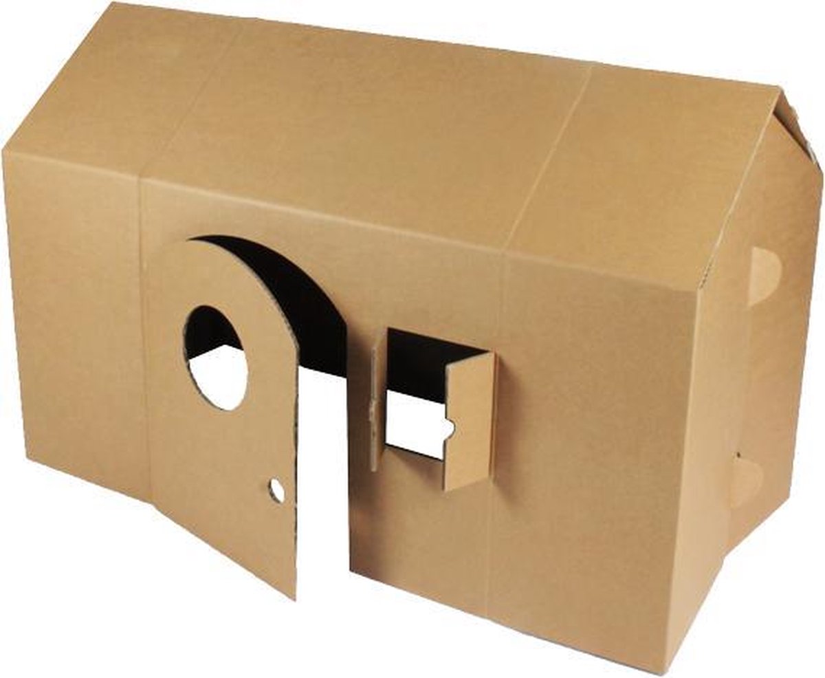 KarTent - Kartonnen Kinder Speelhuis - Cadeau van Duurzaam Karton