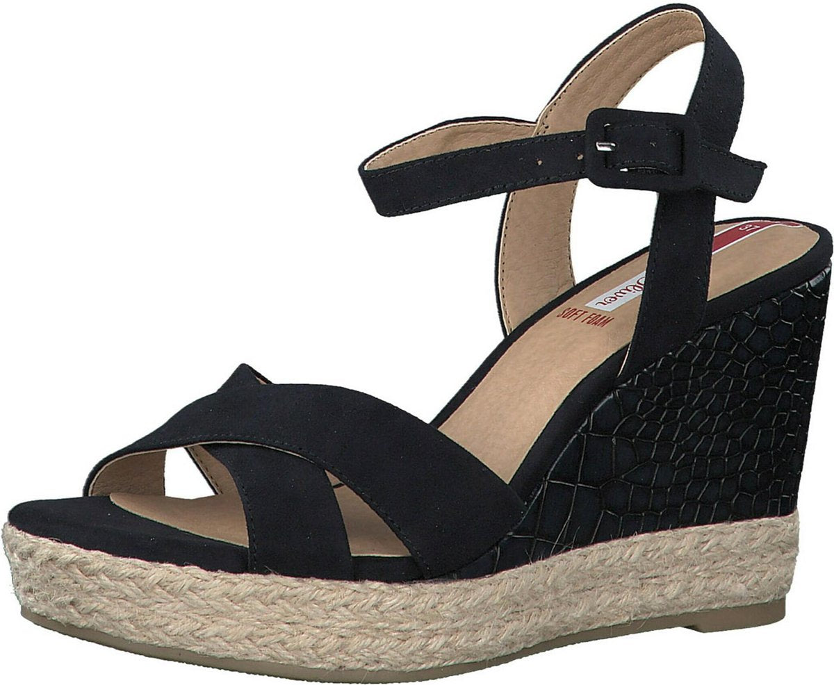 S.oliver sandalen met riem Kobaltblauw-39