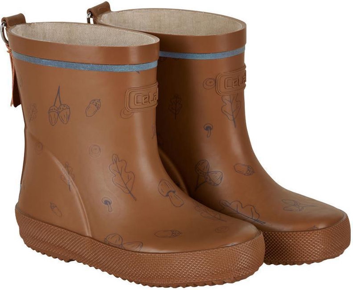 Celavi Regenlaarzen Wellies Junior Rubber Bruin Maat 31