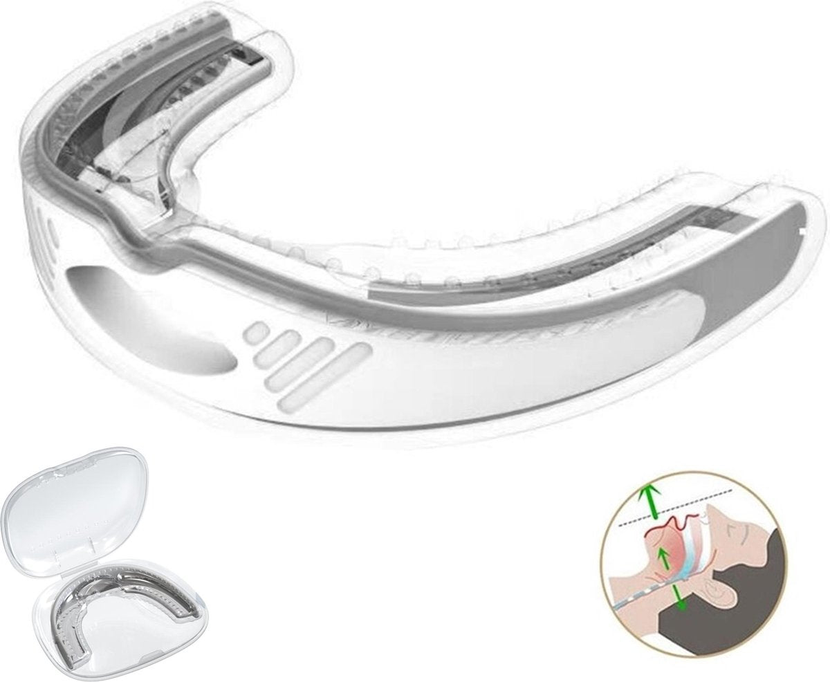 Ariko Snurkbeugel - Perfecte Grip | Makkelijkste oplossing om met snurken te stoppen | Anti Snurk beugel | Anti snurk bitje | Nooit meer snurken | Apneu | Mandibulair Repositie Apparaat - MRA | FDA Compliant