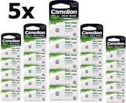 25 Stuks (5 Blisters a 5st) - Camelion Silver Oxide SR60 /364 1.55V knoopcel batterij