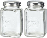 Orange85 Zout en Peper set - Glas - Transparant - Strooiset - Peper- en zoutstel