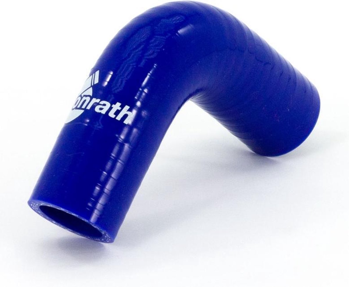 Bonrath Siliconen slang 90 graden bocht - Lengte:50mm - Ø8mm
