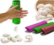 Knoflookschiller - Makkelijk Knoflook Pellen - Roller Type - Garlic Peeler - Keuken Gadget - Rood