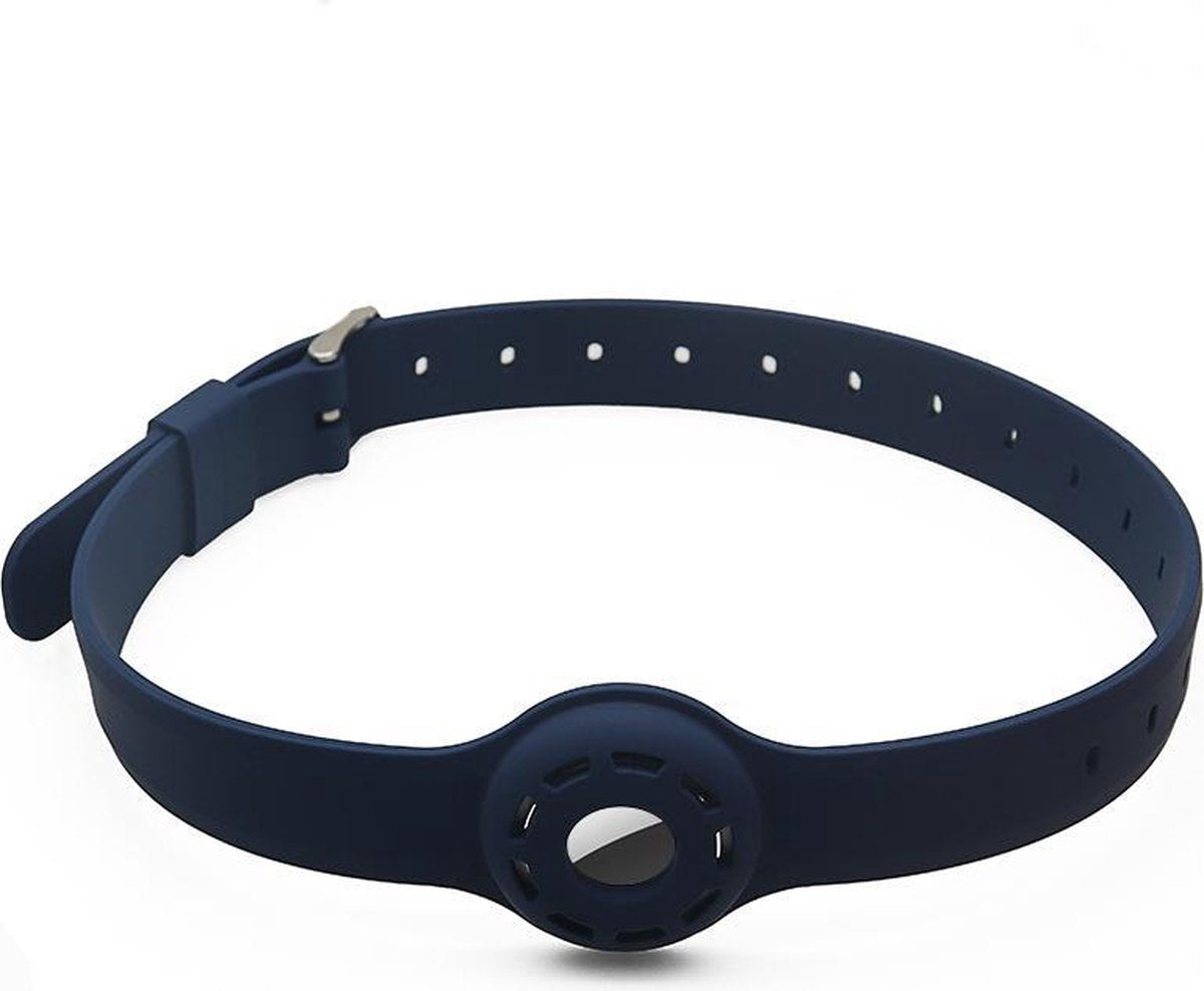 Airtag halsband voor honden | Honden halsband | Navy Blauw