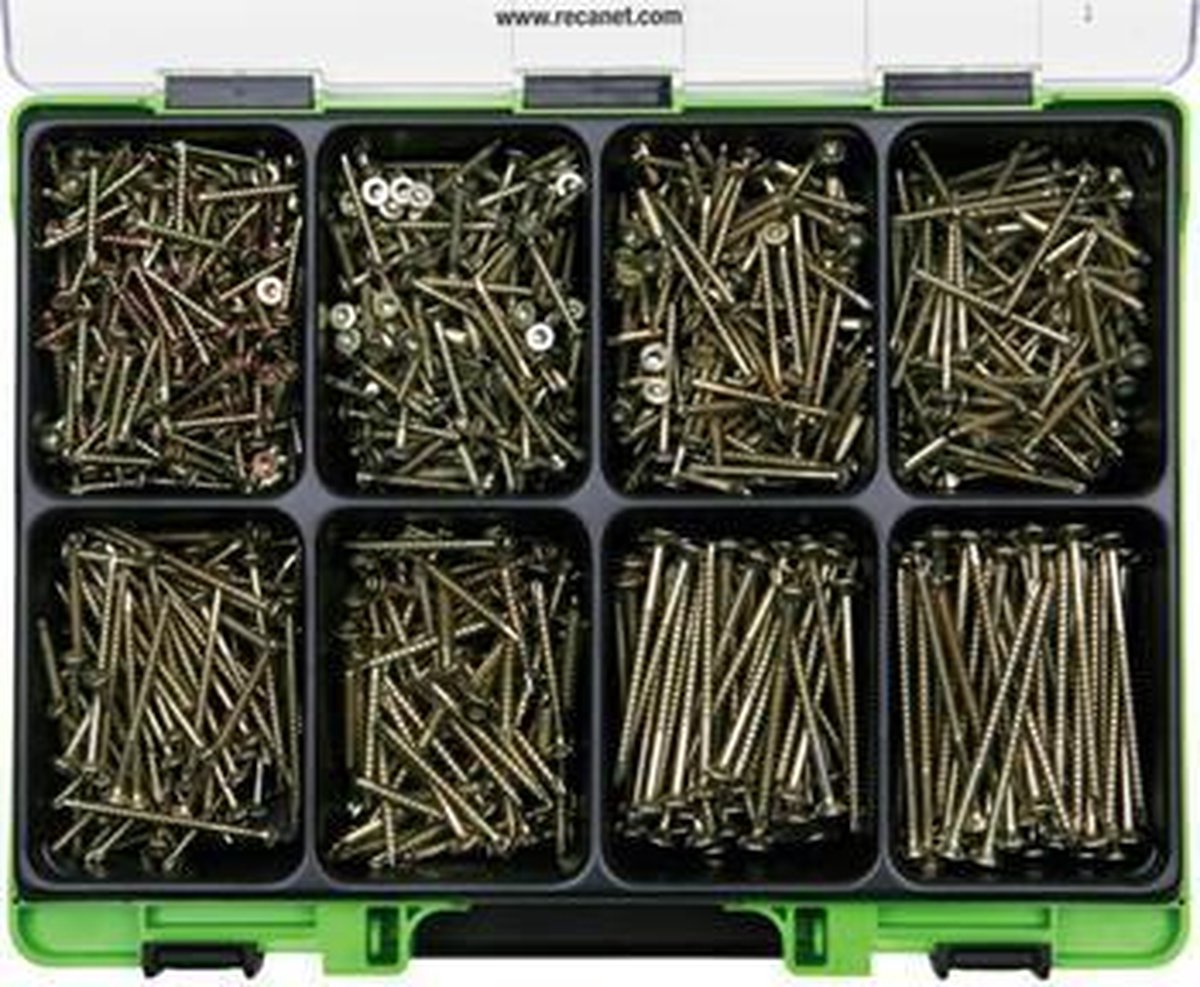 Reca Viso-Koffer boorschroeven Sebs4-5mm hout/hout PK TX GVZ