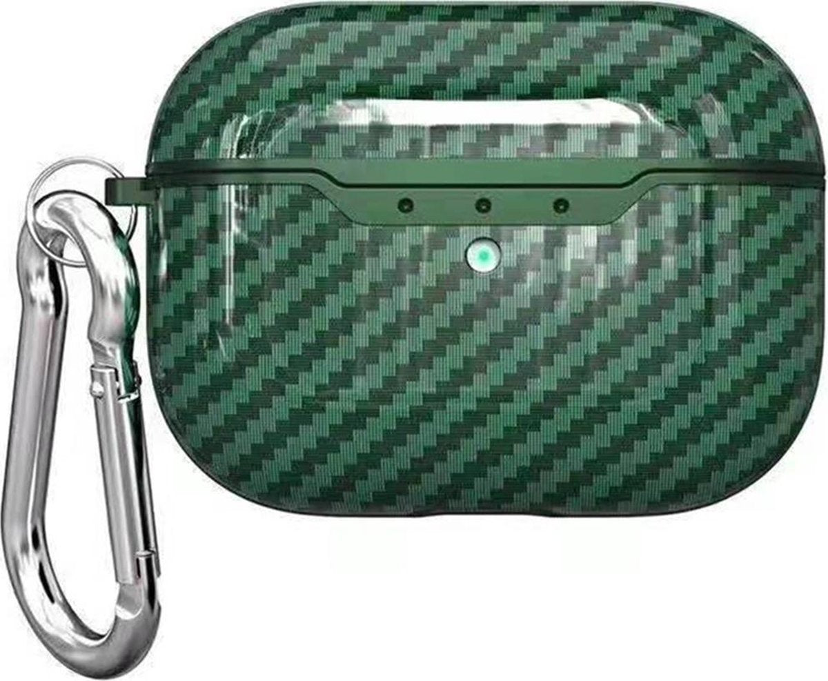 Mobigear Carbon Fiber Groen voor Apple AirPods Pro