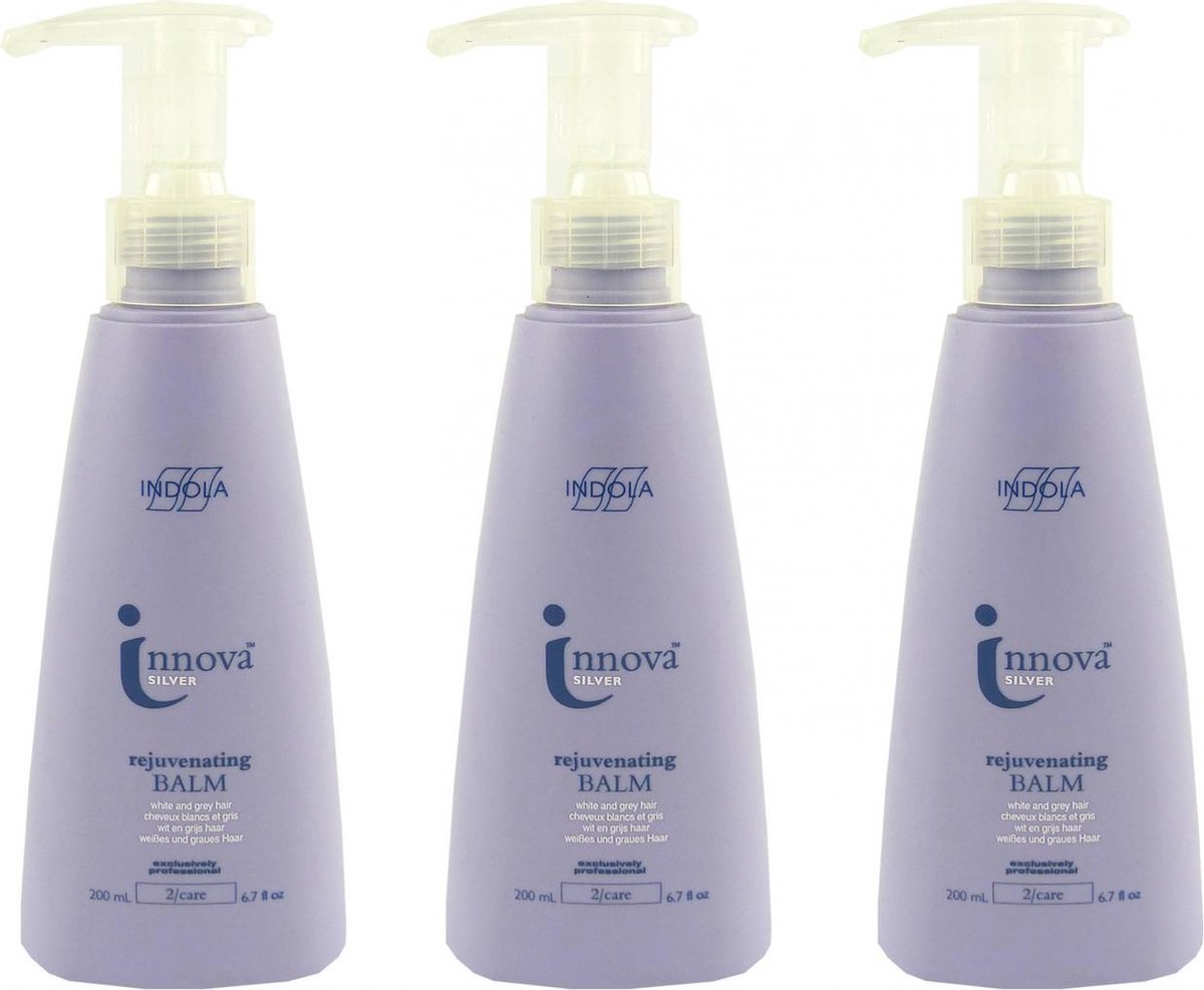 Indola - Innova Silver - rejuvenating balm - Hair Balsam Care - 200 ml UVA-uvb 2x150ml