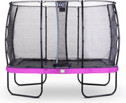 Trampoline EXIT Elegant Premium - 214x366cm + net Deluxe - paars