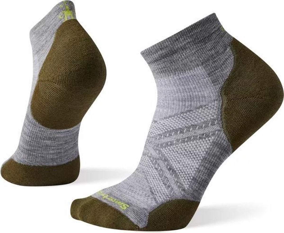 Smartwool PhD Run Light Elite Low Cut Lunar Gray - Hardloopsokken Heren