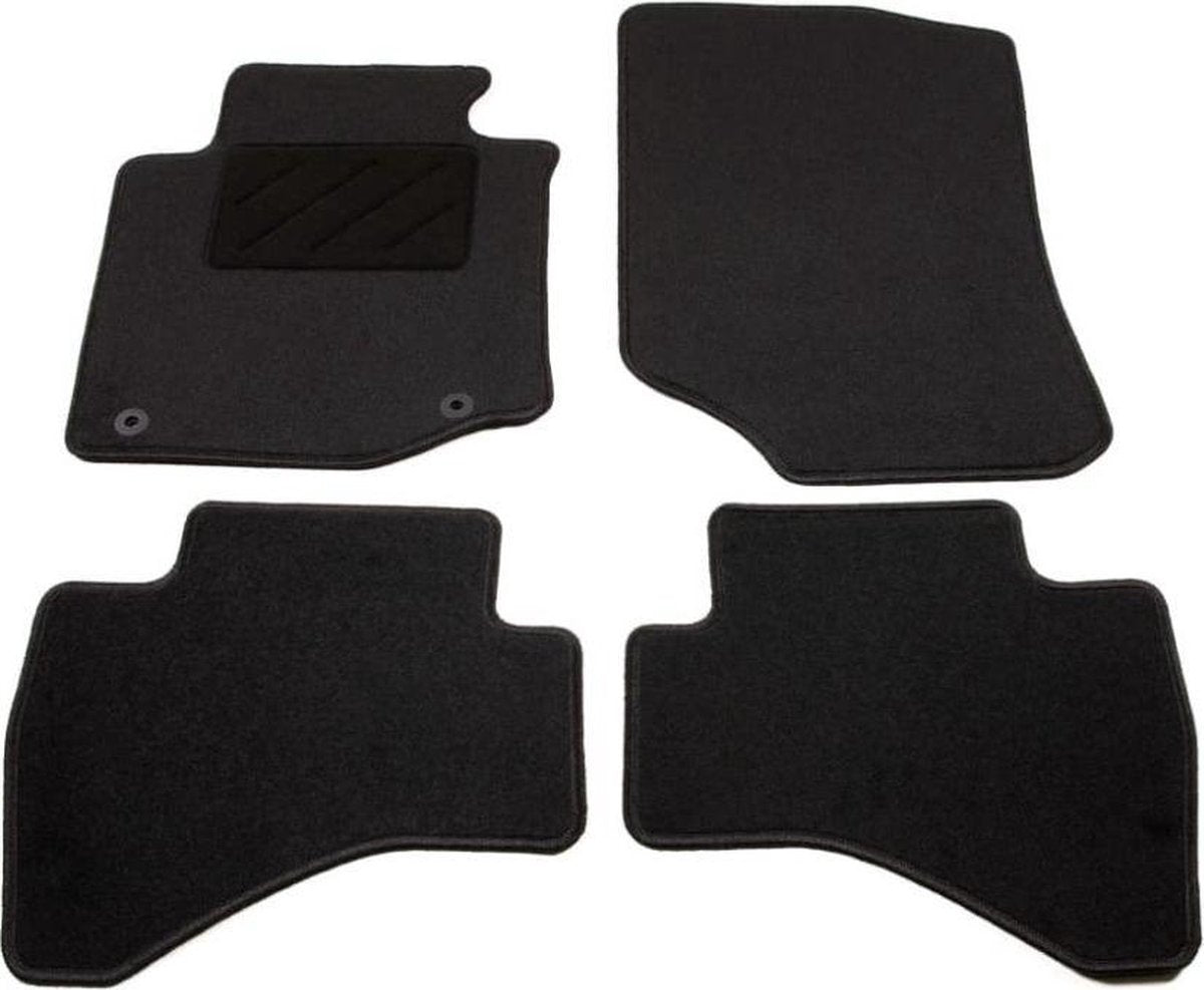 Automatten - Citroen C1 - 4-delige set - Zwart