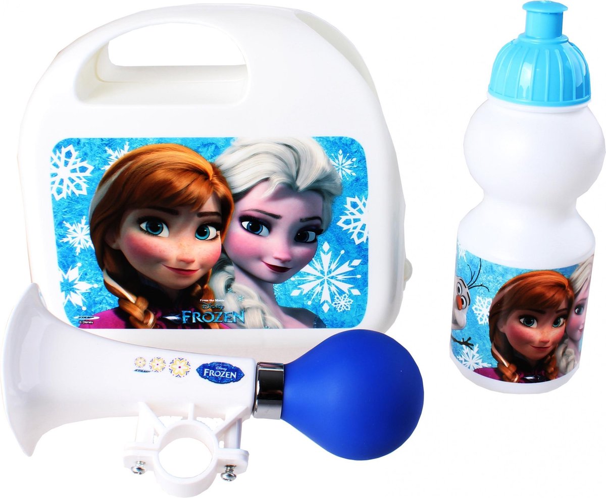 Disney Kinderfietsset Combo Frozen Meisjes Wit 3-delig