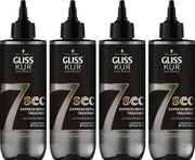 Gliss Kur 7 Sec Express Repair Treatment Ultimate Repair Multi Pack - 4 x 200 ml