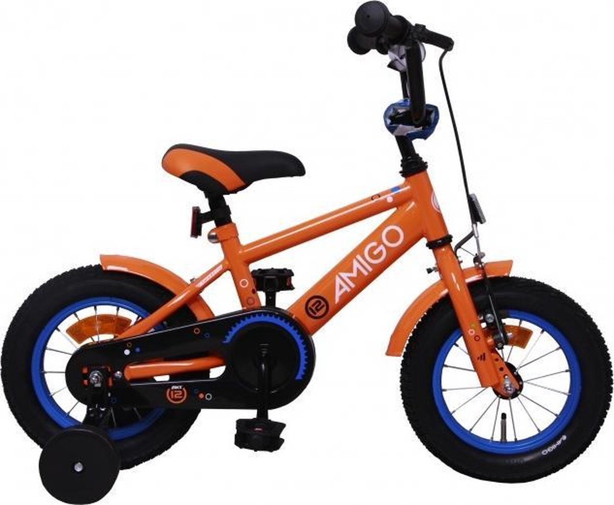 Amigo Sports - Kinderfiets 12 Inch - Jongens - Oranje