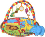Baby speelkleed/babygym gekleurd met knisperdoekje voor jongens/meisjes  - Babyspeelgoed - Speelkleden - Babygym - Gekleurd speelkleed met spiegel en knuffeltjes