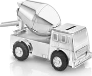 Zilverstad Spaarpot cementwagen - Verzilverd