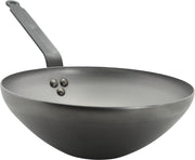 De Buyer Carbone Wokpan - Ø Bovenaan 28 cm - Plaatstaal - zonder PFAO en PTFE