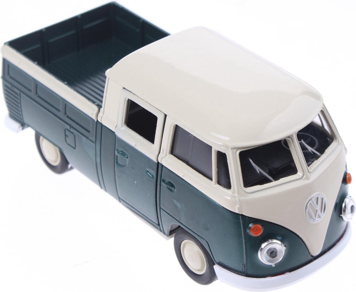Welly Schaalmodel Volkswagen Pick Up Bus Groen / wit