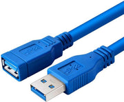 USB 3.0 Verlengkabel 1.8 meter blauw