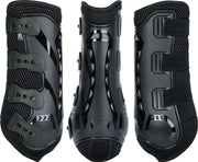 Harry's Horse Beenbeschermers air mesh pro - achterbenen - maat L Zwart