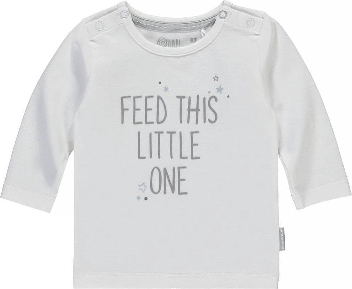 Quapi Newborn Unisex Shirtje Zada - Wit - Maat 68