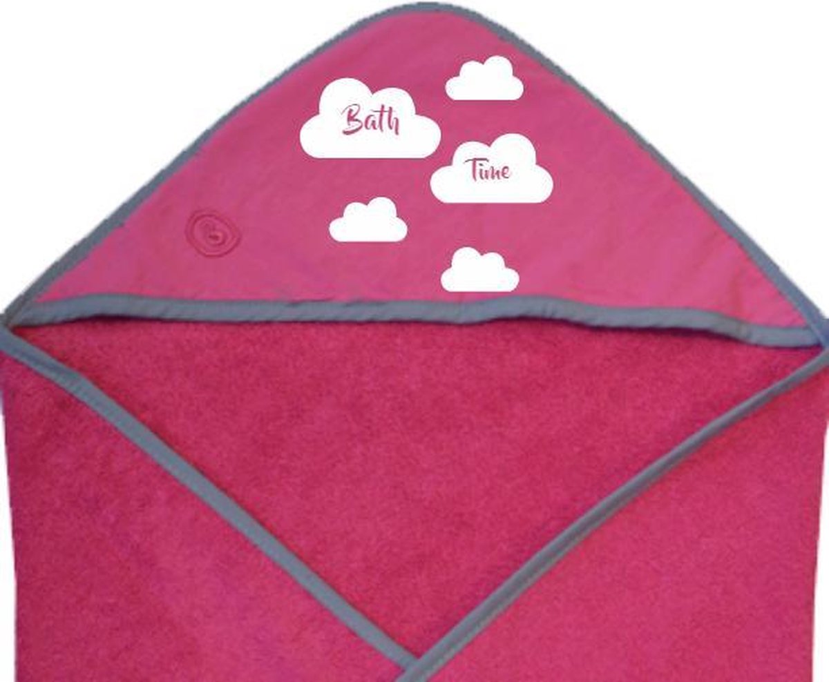 Fuchsia Badcape | Bath Time