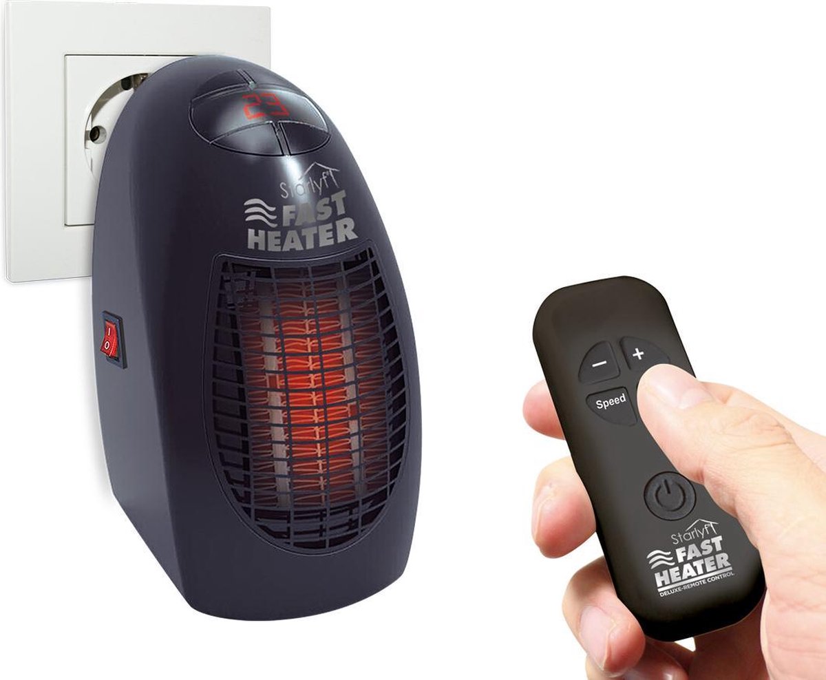 Starlyf Fast Heater Deluxe met afstandsbediening