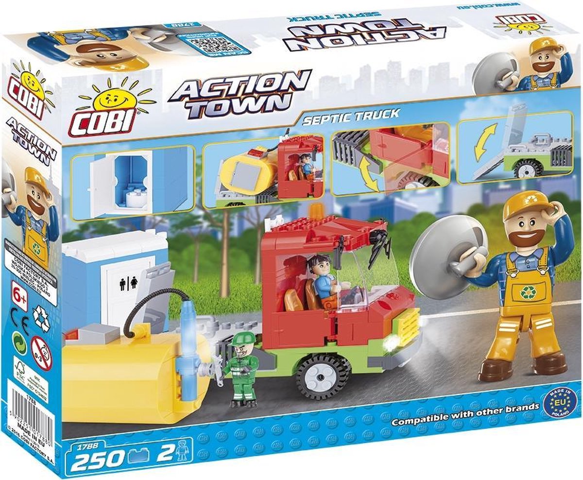 Cobi 250 Pcs Action Town /1788/ Septic Truck