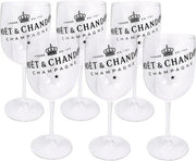 Moët & Chandon Transparant Acryl Champagne Glas - 6 stuks