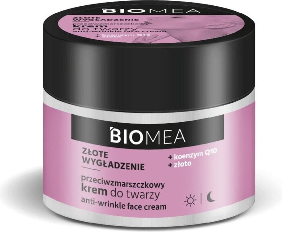 Biomea Anti-rimpel dag- & nachtcrème Golden Smoothing 50ml
