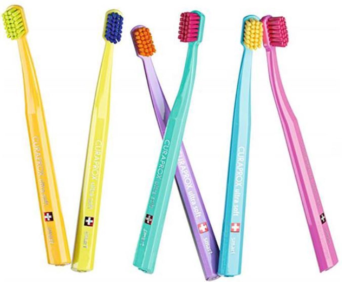 CURAPROX Zwitserse kwaliteit kindertandenborstel met zachte haren | 6-PACK